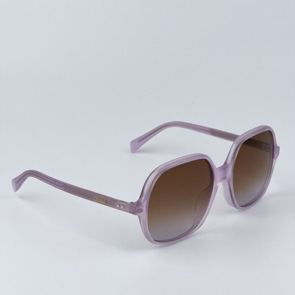 Celine CL40244U 78F CELINE THIN BRAND NEW Sunglasses Opal Lilac Gradient Women - Picture 5 of 9